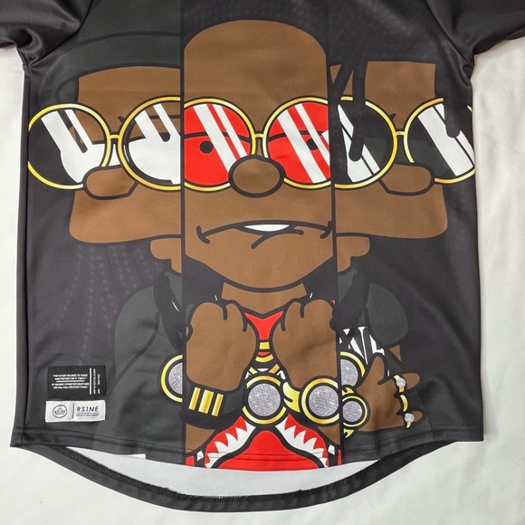 RS1NE Men’s Simpson Rappers Streetware Shirt. Size XL - Picture 6 of 9
